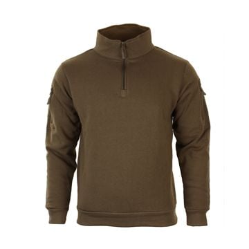 Dark Coyote Sweatshirt with Zipper