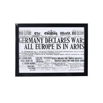 Declaration of War Newspaper Print Thumbnail