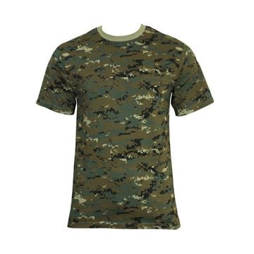 Digital Woodland Camo T-Shirt Thumbnail