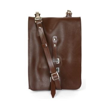 Original East German Brown Vinyl Map Case