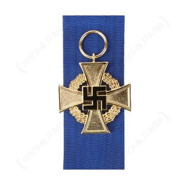 WW2 German Faithful Service Decoration in Gold without Pin