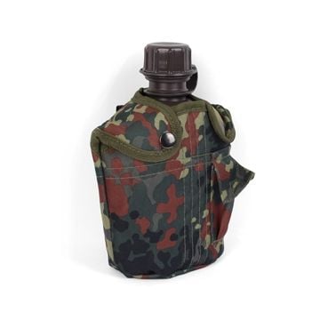 Flecktarn Camo Water Bottle With Cover Thumbnail
