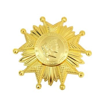 French Legion of Honor Breast Star - Gold - Thumbnail