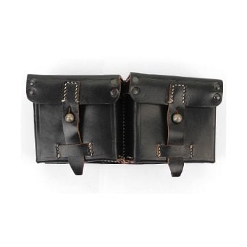 G43 Ammo Pouch - Black Smooth Leather