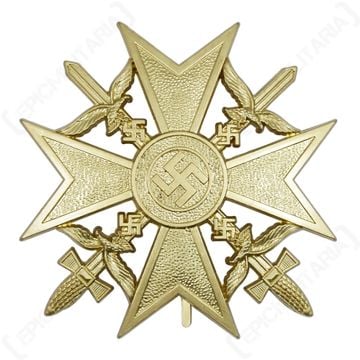 Spanish Cross with Swords - Gold 1