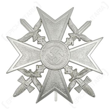 Spanish Cross with Swords - Silver 2