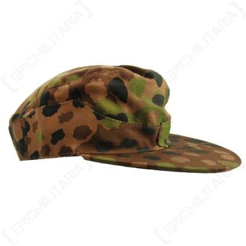 A German M44 Pea Dot Field Cap against a white background.