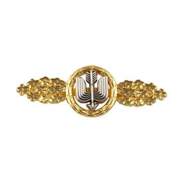 German 1957 Luftwaffe Long Range Day Fighter Clasp - Gold