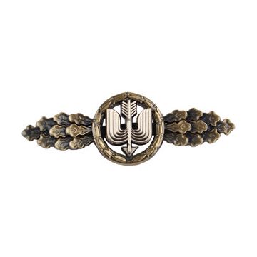 German 1957 Luftwaffe Long Range Day Fighter Clasp - Bronze