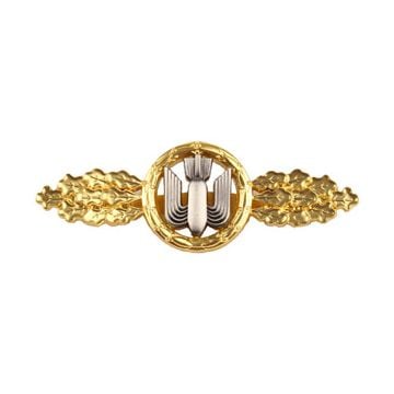 German 1957 Luftwaffe Bomber Clasp - Gold