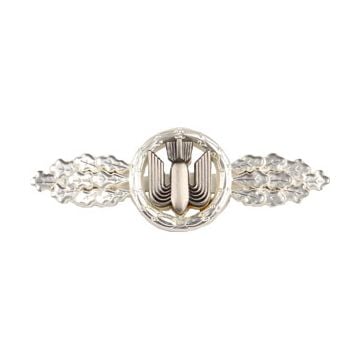 German 1957 Luftwaffe Bomber Clasp - Silver