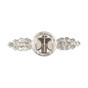German 1957 Luftwaffe Short Range Day Fighter Clasp - Silver