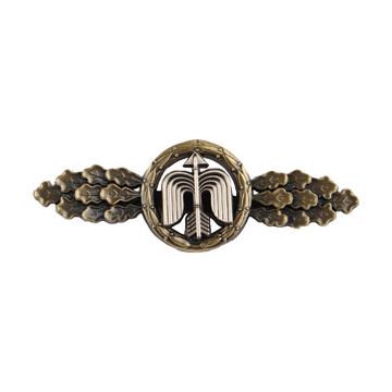 German 1957 Luftwaffe Short Range Day Fighter Clasp - Bronze