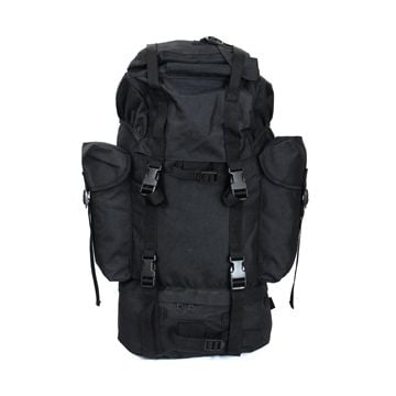 German Army Black 65L Rucksack - Thumbnail