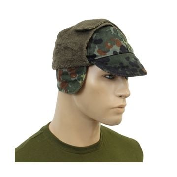 German Flecktarn Camouflage Winter Cap Thumbnail