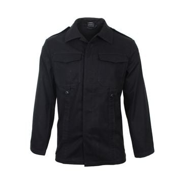 German Old Style Moleskin Field Jacket - Black