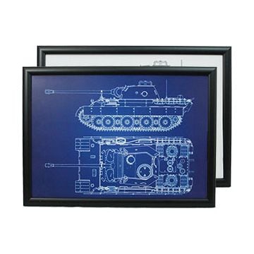 German Panther Tank Framed Patent Print Thumbnail