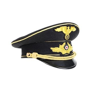 WW2 German Diplomatic Officers Visor Cap - Gold Thumbnail