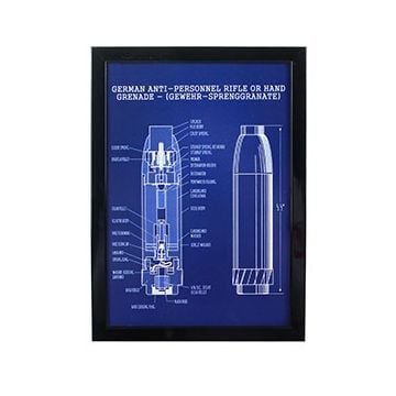 Gewehr Sprenggranate 30 Framed Blueprint Thumbnail