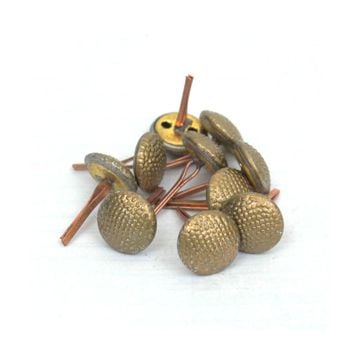 Gold Visor Cap Button - Thumbnail