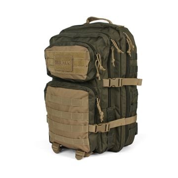 36L Molle Assault Pack Large - Green and Coyote