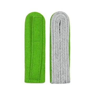 WW2 German Officer Shoulder Boards - Light Green Piped Thumbnail
