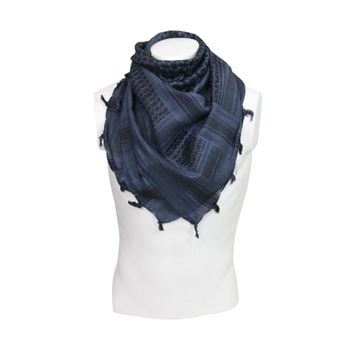 Blue Cotton Shemagh - Thumbnail