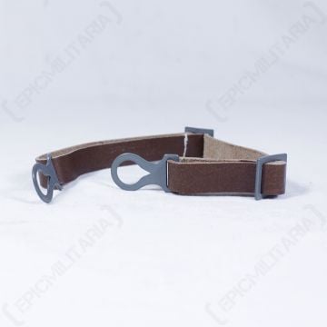 M16 Leather Helmet Strap - Brown