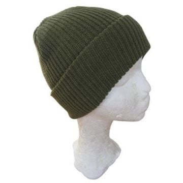 Olive Green Winter Watch Cap