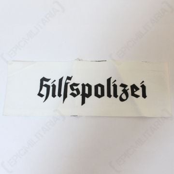Hilfspolize Armband Front