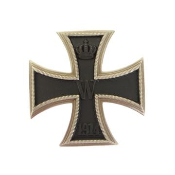 Vaulted 1914 Iron Cross 1st Class (Nickel Silver)