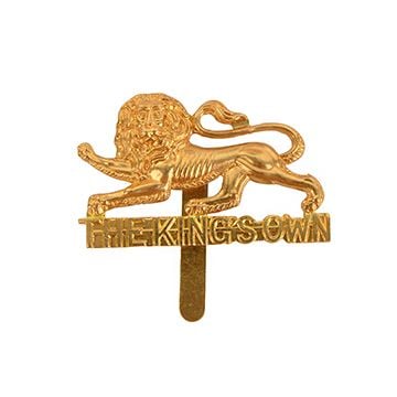 British Kings Own Royal Lancaster Regiment Cap Badge