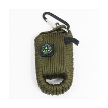 Large Paracord Survival Kit - Olive - Thumbnail