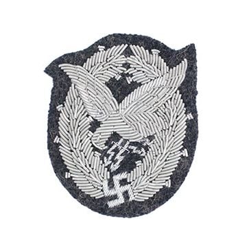 WW2 Luftwaffe Air Gunner Badge Bullion Thumbnail