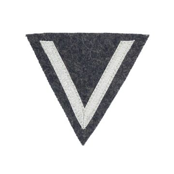 Luftwaffe Gefreiter Rank Chevron - Silver/Blue - Thumbnail
