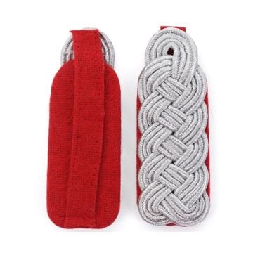Luftwaffe Senior Flak Division Officer Epaulettes (Red Piped) Thumbnail