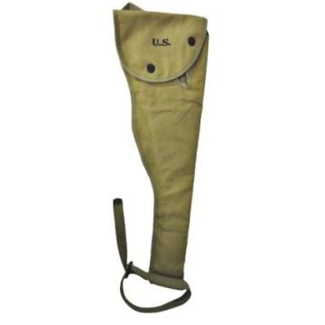 Front view of khaki M1A1 Carbine Canvas Holster