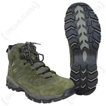 Olive Green Squad Boots 1