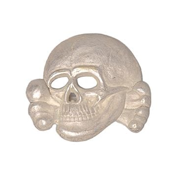 WW2 German SS Cap Skull - Aged