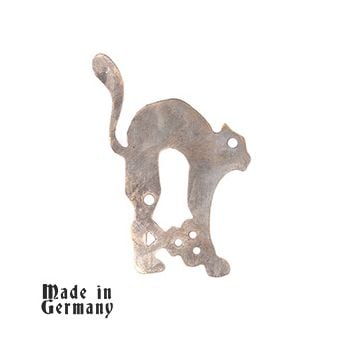 WW2 German U-Boat Flotilla Cap Badge - U-48 The Cat Times Three