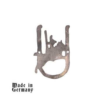 WW2 German U-Boat Flotilla Cap Badge - U-534 Hunter Horse