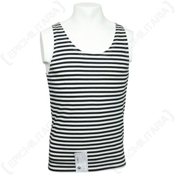 Russian BLACK Stripe VEST Telnyashka