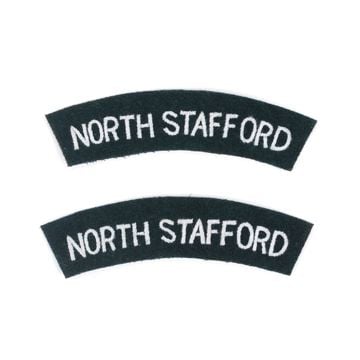 North Stafford Regiment Shoulder Titles Thumbnail