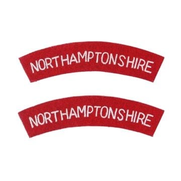Northamptonshire Regiment Shoulder Titles Thumbnail