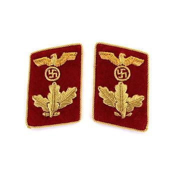 NSDAP Dienstleiter Collar Tabs