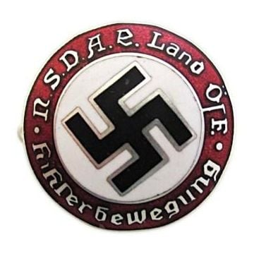 NSDAP Austrian Hitler Movement pin badge