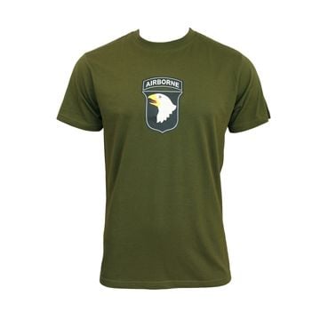 Olive Drab 101st Airborne T-Shirt - Thumbnail