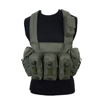 Olive Green 6 Pocket Chest Rig Thumbnail