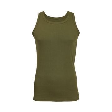 Olive Green Rip Stop Tank Top - Thumbnail