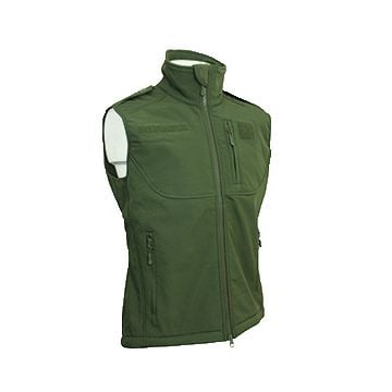 Olive Green Softshell Vest thumbnail